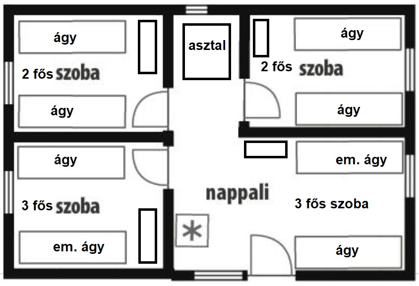 BalaTom Apartman, apartmanházak, táborhely, kemping